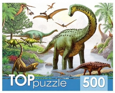 TopPuzzle Мир динозавров XТП500-0592 500 деталей