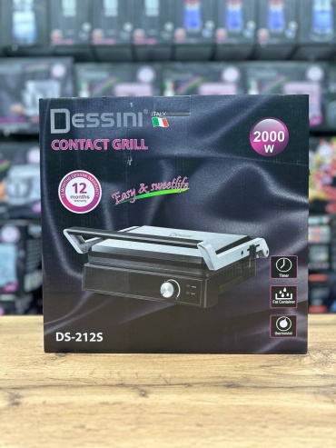 Гриль Dessini ds-212s черный