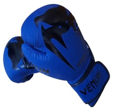 Боксерские перчатки Venum 10 oz синий