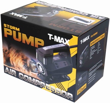 Автокомпрессор T-Max поршневый, цифровой Storm pump
