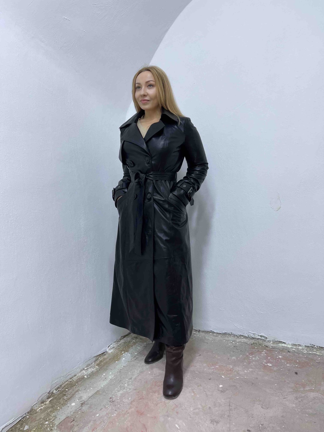 Плащ Frank Collection черный