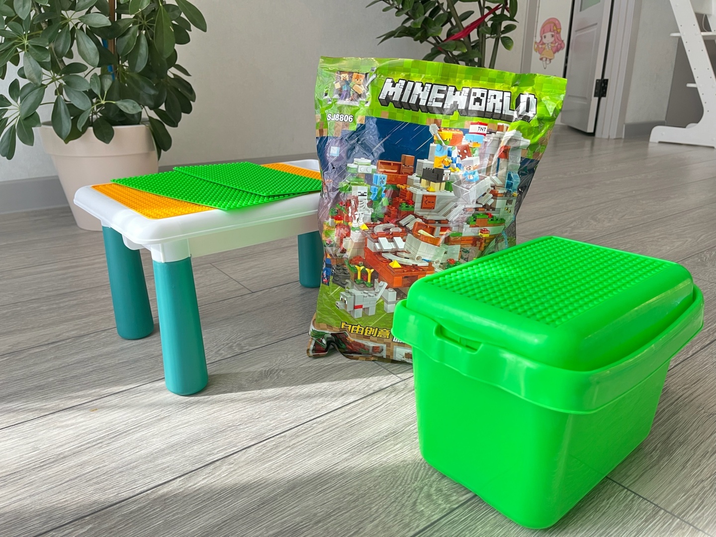 Конструктор Minecraft Minecraft SJ8806, деталей 1000 шт