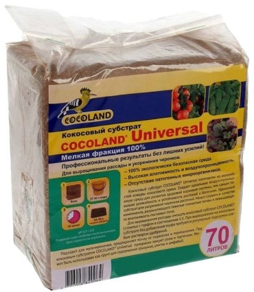 Удобрение Cocoland брикет Кокосовый субстрат