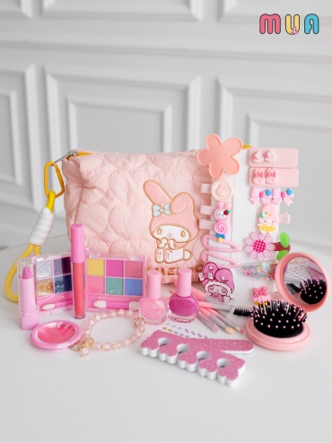 Mua Kids Детская игрушечная косметика для девочек Мелоди Melody гипоаллергенная набор 3+ 500 мл