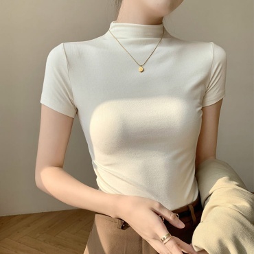 Блузка IU BRAND белый, мультиколор