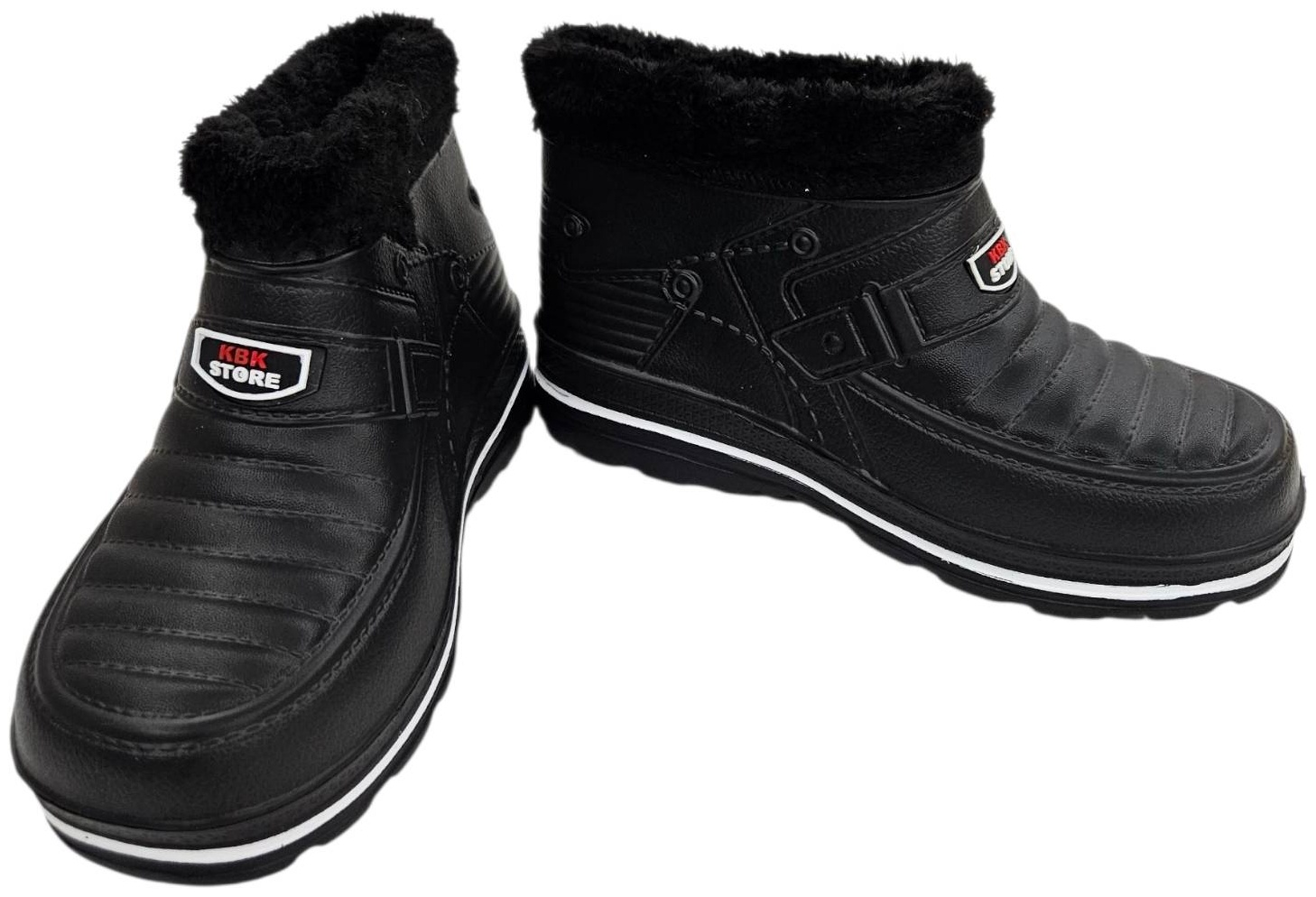 Галоши KBK.STORE белый, черный