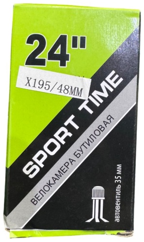 SPORT TIME Камера 24x1.95 автониппель