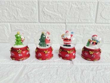 Merry Christmas Снежный Новогодний Шар 6.5 см