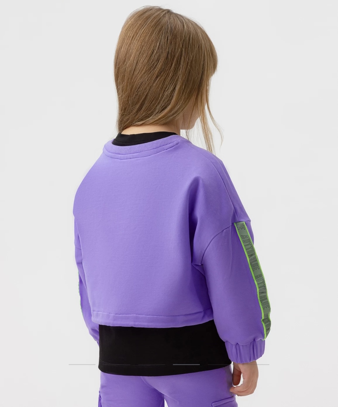 Button Blue фиолетовый