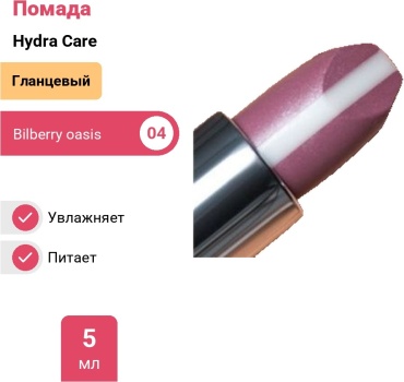 ArtDeco Hydra Care Lipstick помада 04 Bilberry oasis