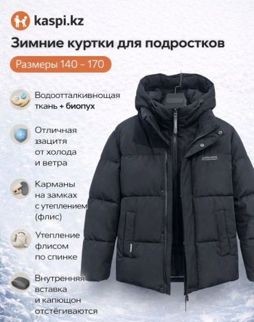 Зимняя куртка DSGDONG черный