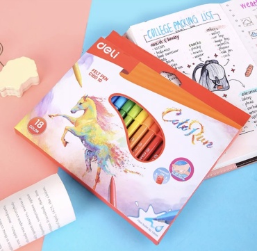 Фломастер DELI 18 шт