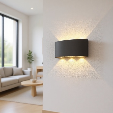 Светильник настенно-потолочный LU LED LED 30 Вт черный