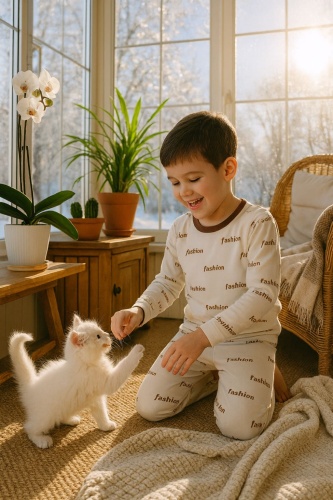 Пижама Бэтмен бежевый