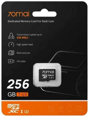 70mai microSD T-U3 256 Гб