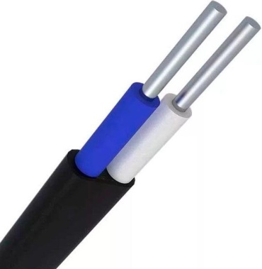 Кабель АВВГ 2x4, 1 м