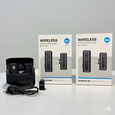 Микрофон K90 Wireless Lavalier Microphone черный
