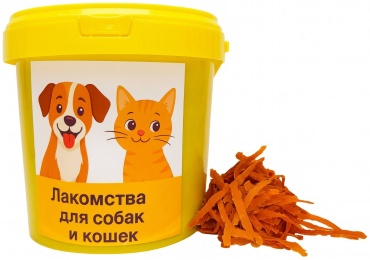 Лакомство Кусочки кролик вяленый 500 г