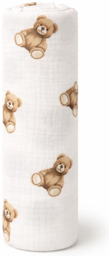 Пеленка муслиновая Teddy Classic, 1 шт, 80x100 см