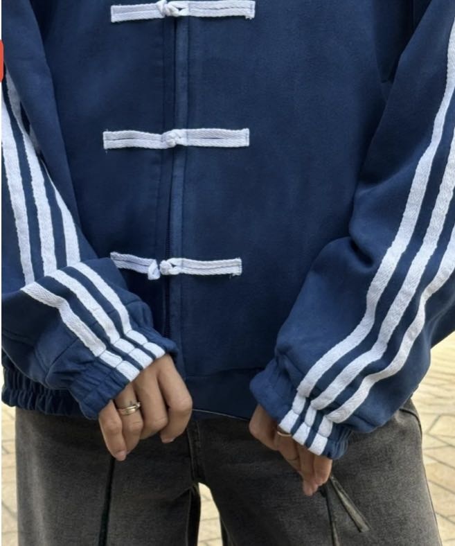 Бомбер синий