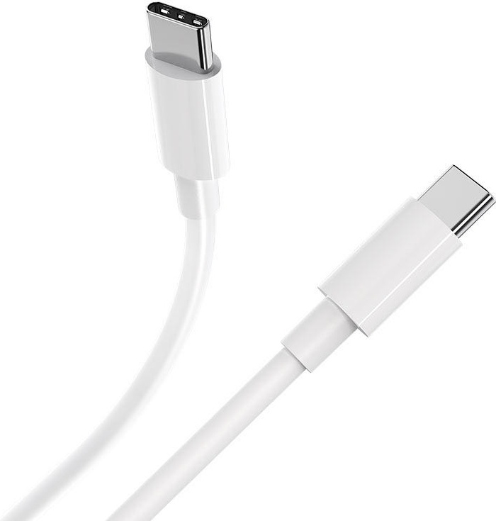 Кабель Union USB TypeC (F), USB TypeC (M), 1 м, белый