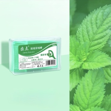 Mint Dental Floss Pick флоссер 50 шт