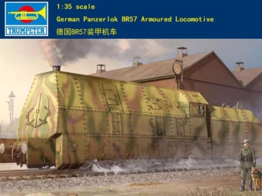 Модель German Panzerlok BR57 Armoured Locomotive