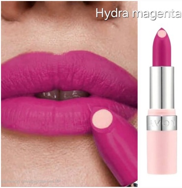 Avon Матовая губная помада с гиалуроновой кислотой "Супер Увлажнение" помада HYDRA MAGENTA