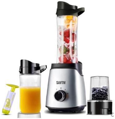 Блендер стационарный SAVTM BR-17M серебристый