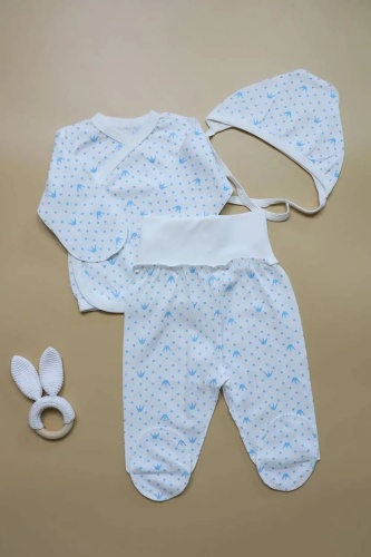 Комплект Dana Baby белый, голубой
