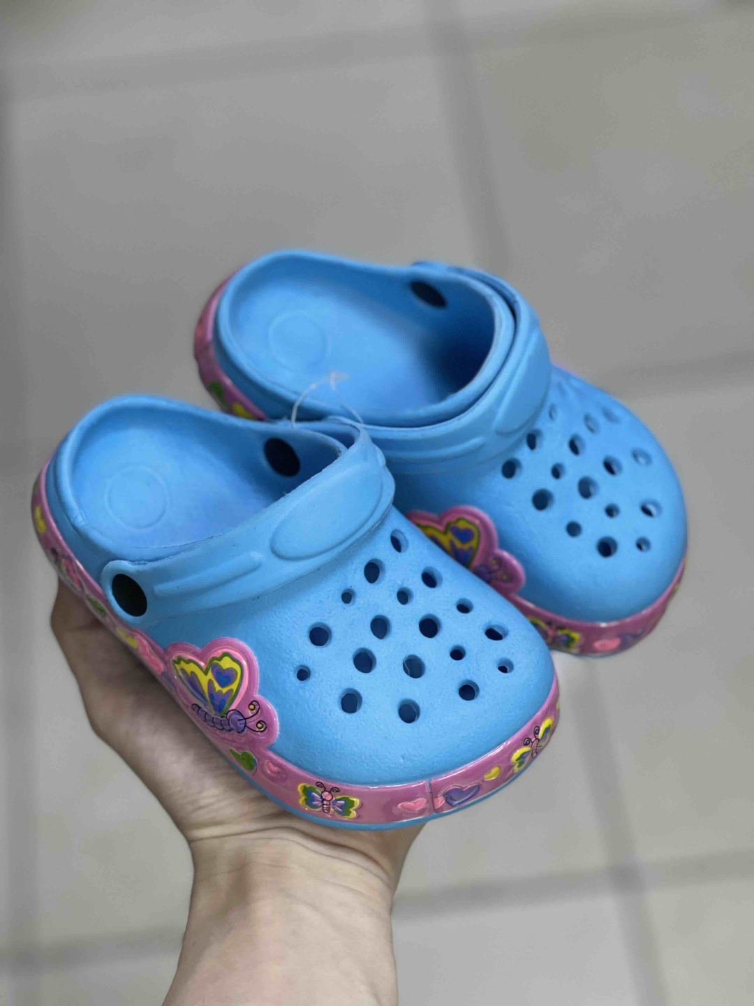 Сабо голубой