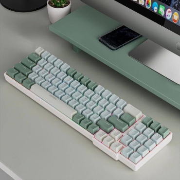 Клавиатура LEAVEN K780 зеленый