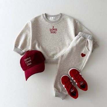 Спортивный костюм Daily Bebe серый