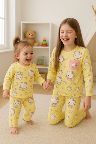 Пижама Hello Kitty желтый
