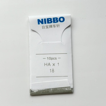 Иглы NIBBO HA*1 110/18 для бытовых машин-10шт