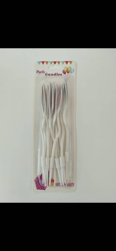 Свеча Party candles спираль, 12 шт