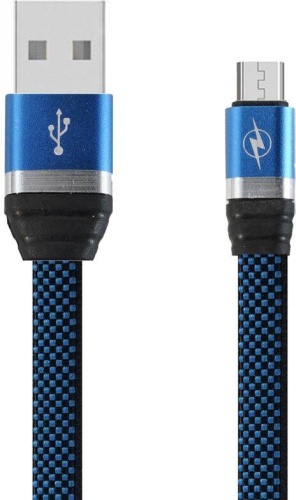 Кабель FaisOn USB 2.0 (M), micro-USB 2.0 (M), 1 м, синий