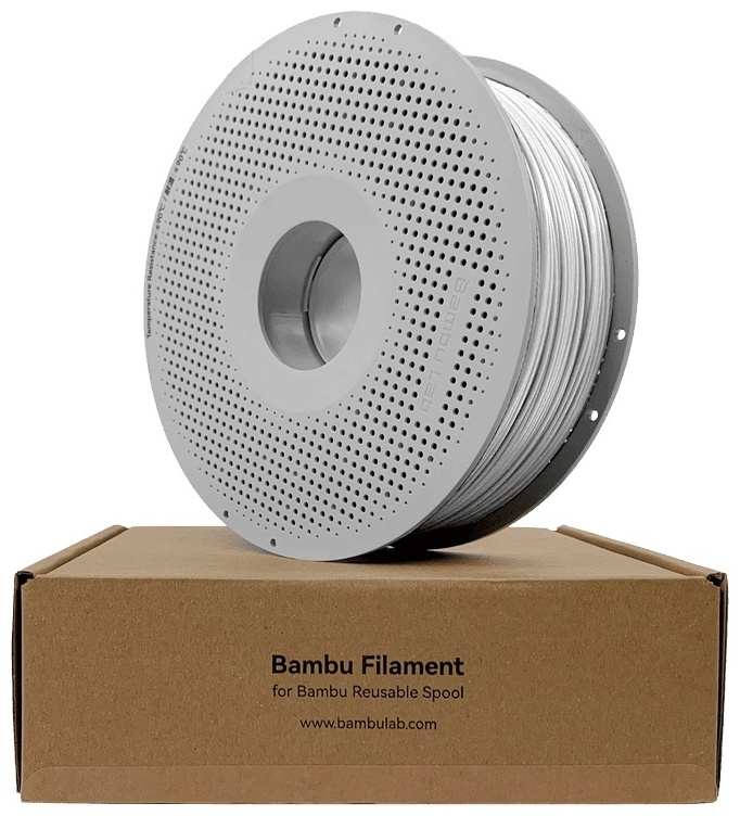 Пластик для 3D-печати Bambu Lab PLA 1.75 мм 1 кг серый