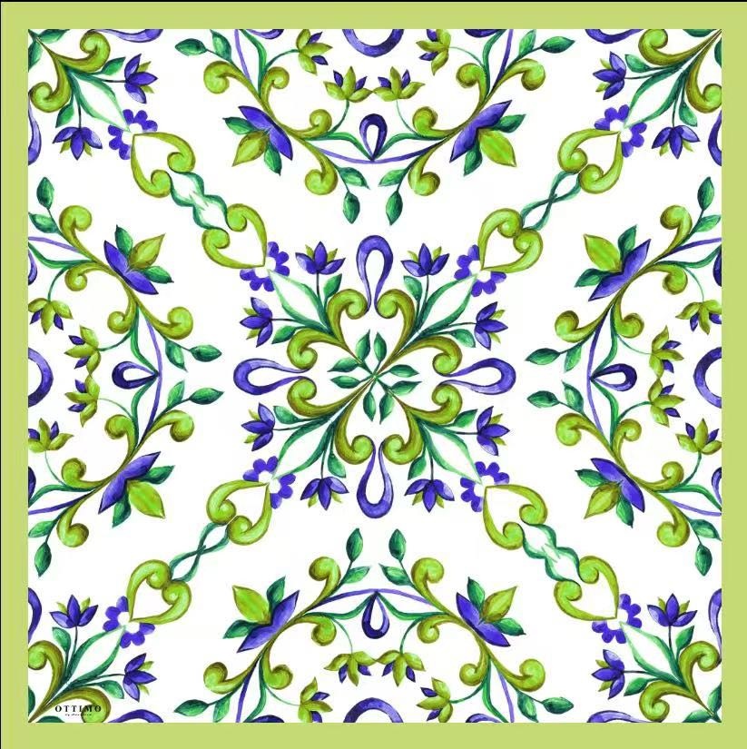 Платок OTTIMO шелк 90 x 90 см