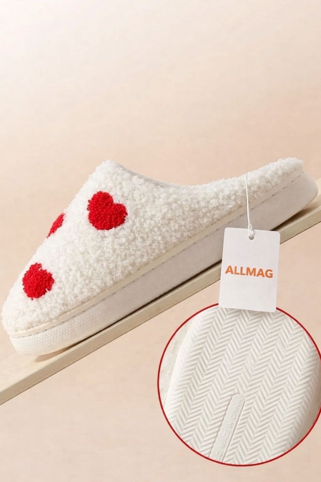 Тапочки ALLMAG белый