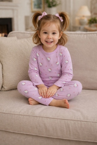 Пижама Hello Kitty фиолетовый, сиреневый