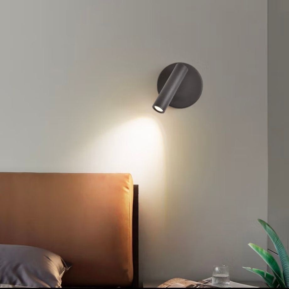 Бра настенный LED, черный