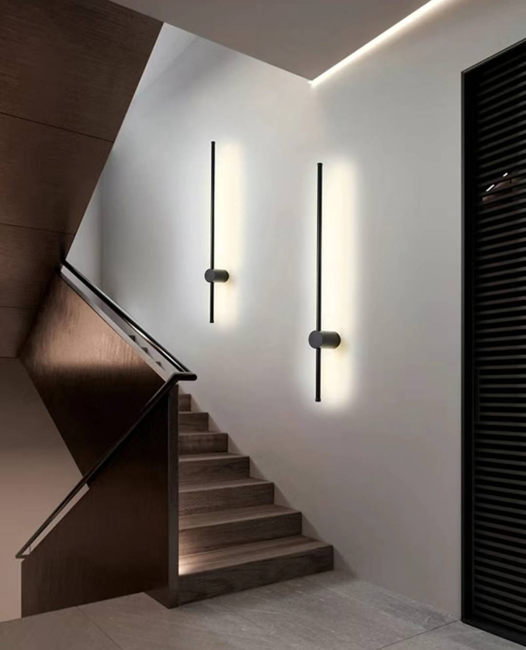 Бра настенный LED, черный