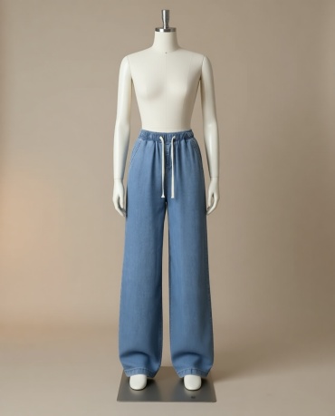 Джинсы кюлоты Denim синий