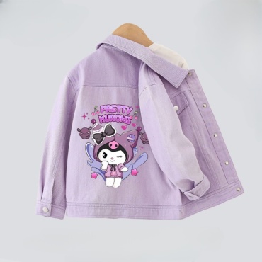 Джинсовая куртка ASSIYA Hello Kitty сиреневый