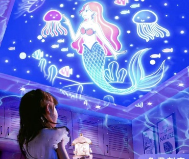 Ночник детский настольный Детские ночники Star Projector Night Light, белый