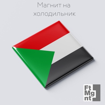 FtMgnt магнит-сувенир Флаг Палестины 1 шт