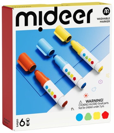 Фломастер MiDeer 6 шт