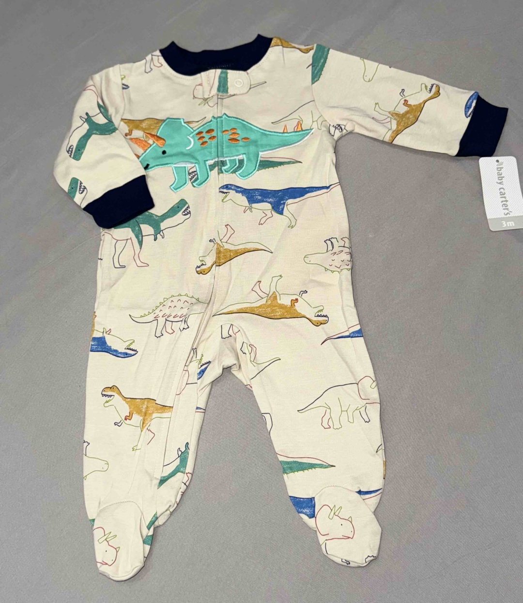 Слип carters love бежевый