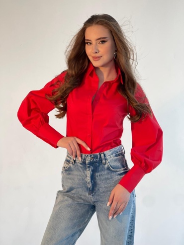 Рубашка Anro Fashion красный